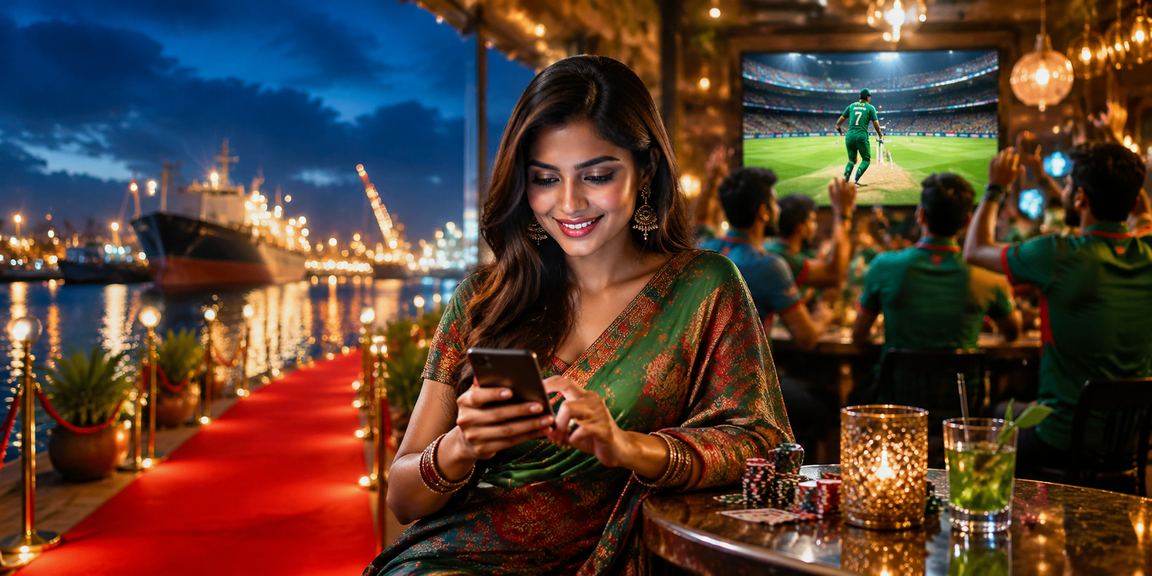 খুলনায় একজন ব্যবহারকারী মোবাইলে দায়িত্বশীলভাবে ক্রিকেট বেটিং করছেন — 5444 দায়িত্বশীল গেমিং